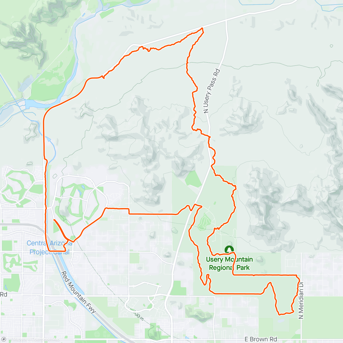 Map of the activity, Slow roll Sunday
