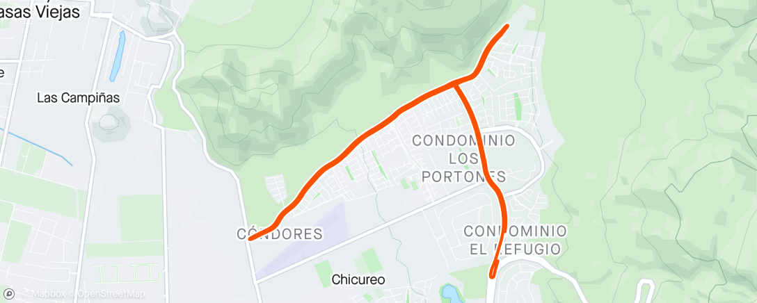 Map of the activity, chicunarnia.