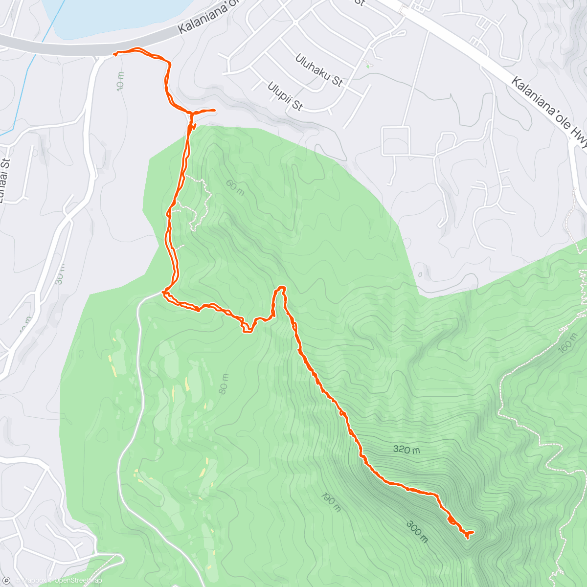 「Olomana Trail (3 Peaks) Oahu」活動的地圖