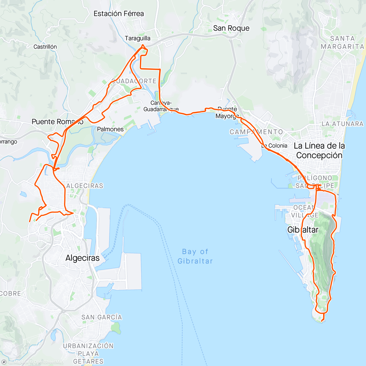 活动地图，Gibraltar