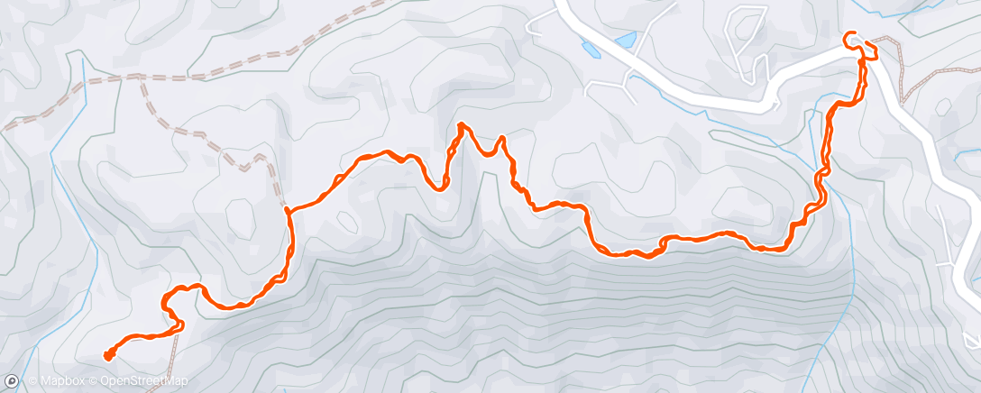 Map of the activity, Afternoon Hike