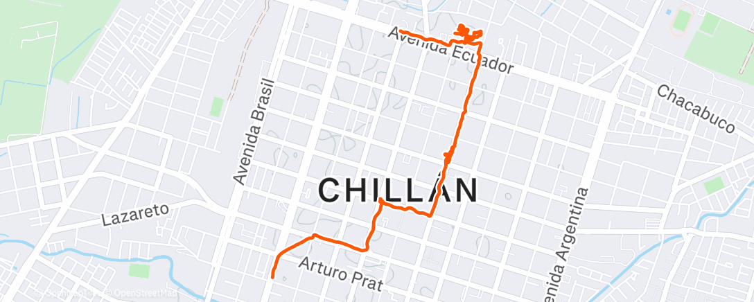 Карта физической активности (Caminata por la mañana)