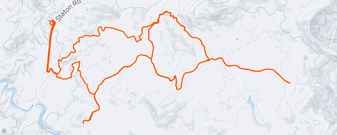 Map of the activity, TR intervals