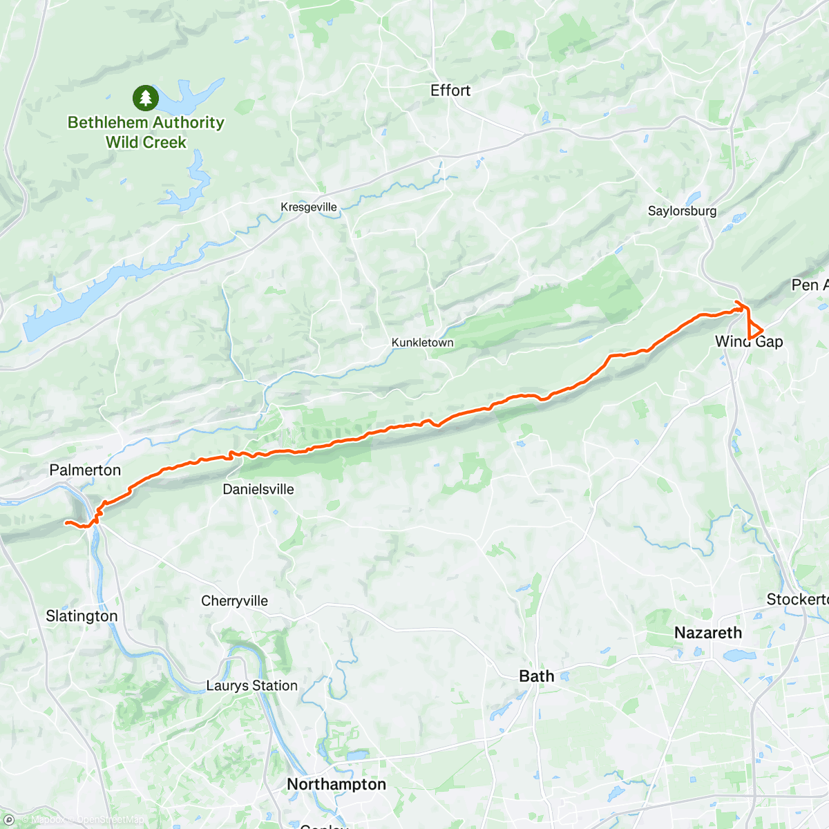 Map of the activity, ECT Day 150