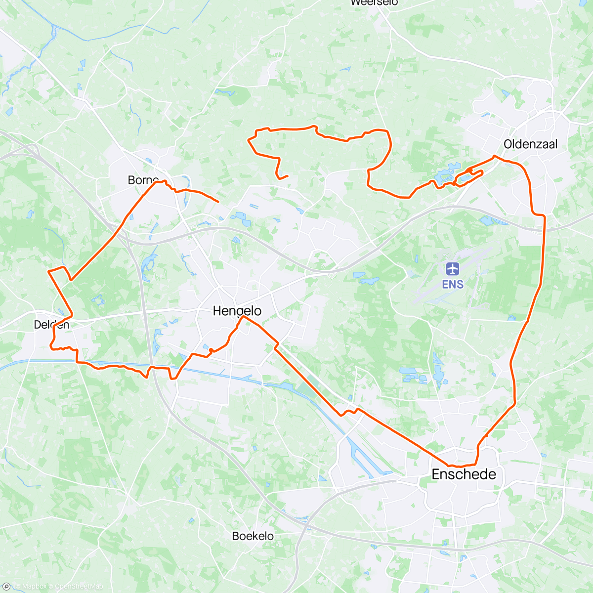 Map of the activity, Grindfietsen ontdekken