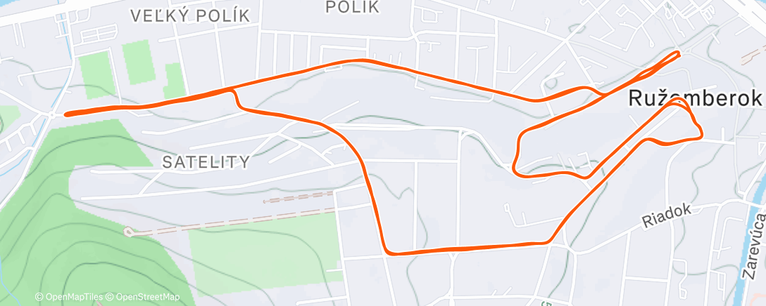Map of the activity, Liptovský Štefanský beh. 🥉