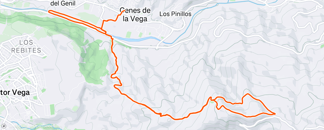 Map of the activity, Lunes ⬆️⬆️⬆️