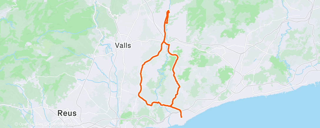Map of the activity, Morning Ride