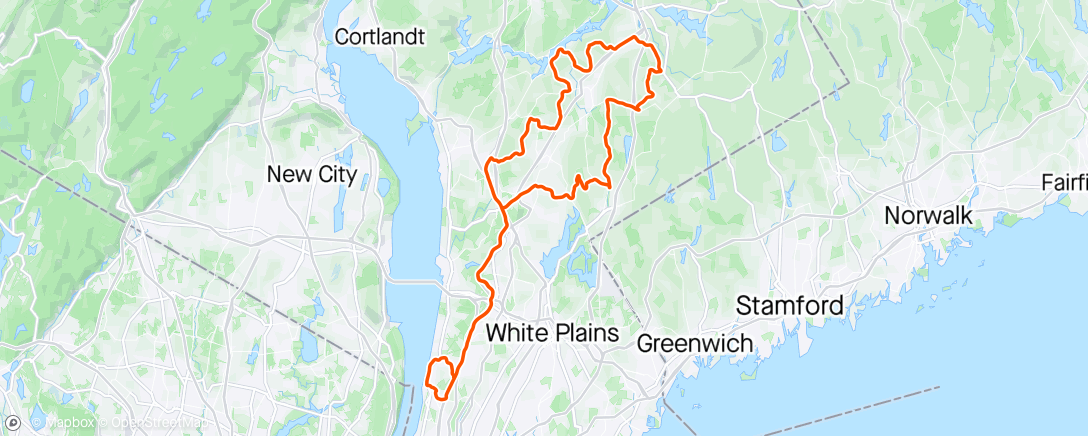 Mapa da atividade, Morning Ride - Xert