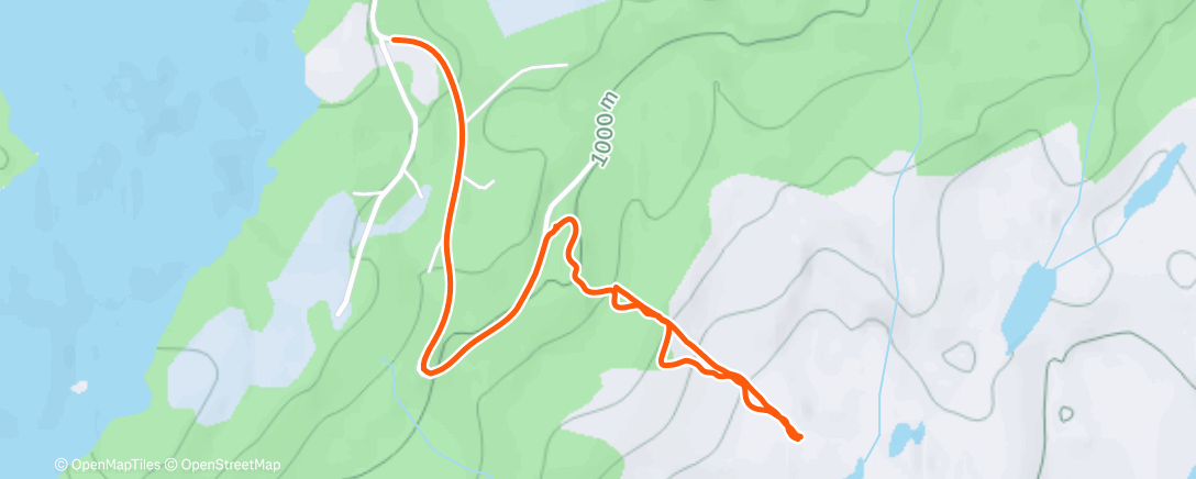 Map of the activity, Kort randotur med hele gjengen🤩 (glemte å stoppe klokka med en gang)