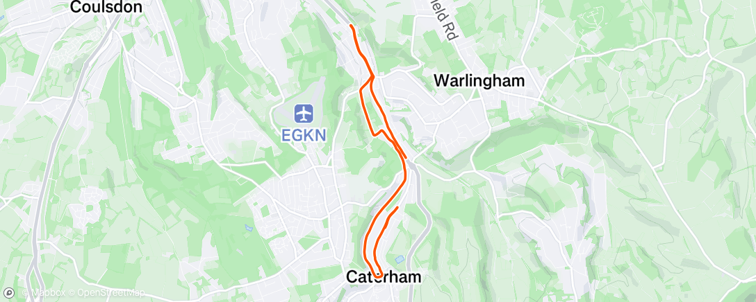 Map of the activity, So distracted by my FB memory of first ultra 9 years ago I forgot to start my watch. Actual distance 