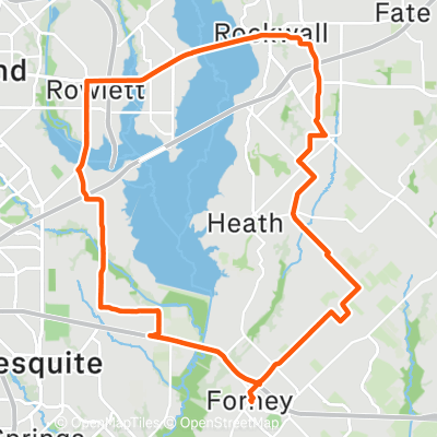 Half way around the lake 42 miles | 42.3 mi Cycling Route on Strava