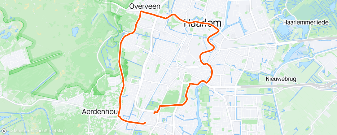 Map of the activity, Ochtenduurtje