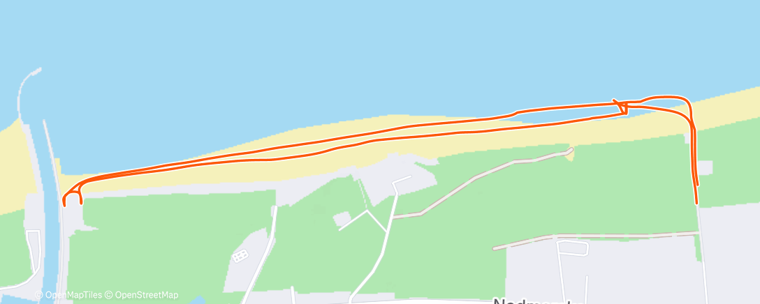 Map of the activity, Morning Walk