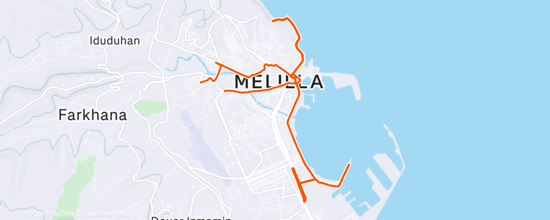 Карта физической активности (Morning Ride)