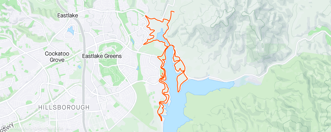Map of the activity, Mountain Bike Martes
