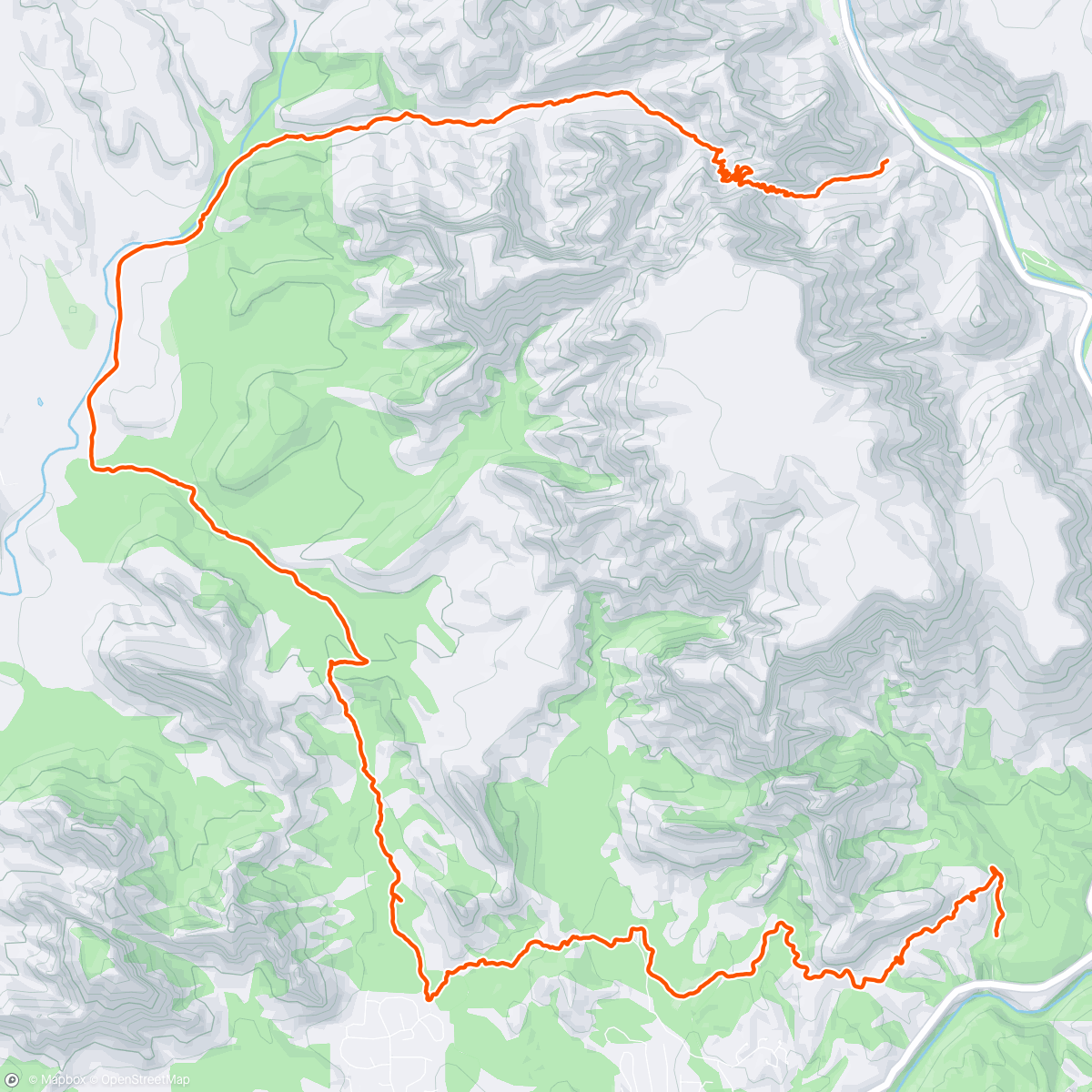 Map of the activity, El dorado