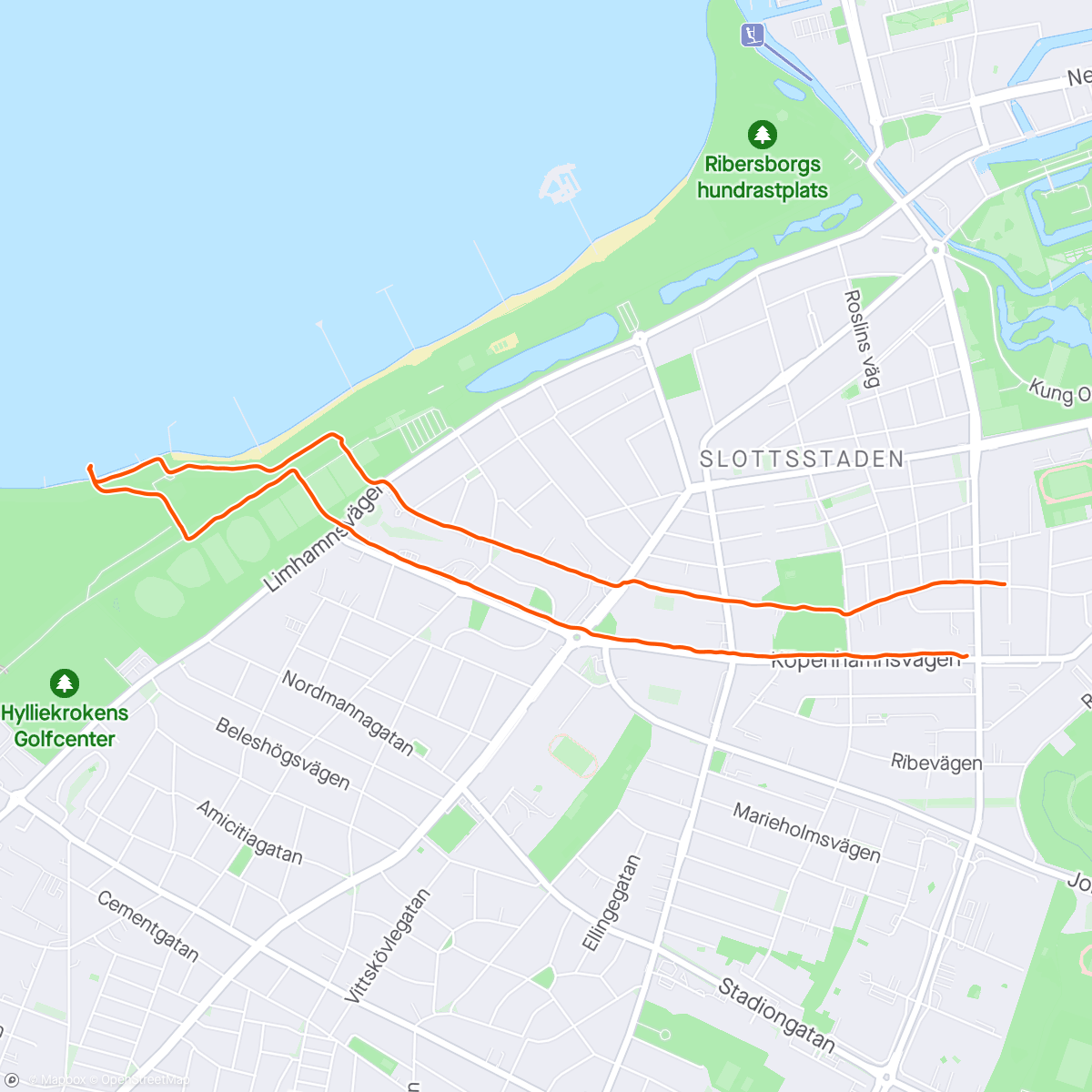 Map of the activity, Bad på brygga 8