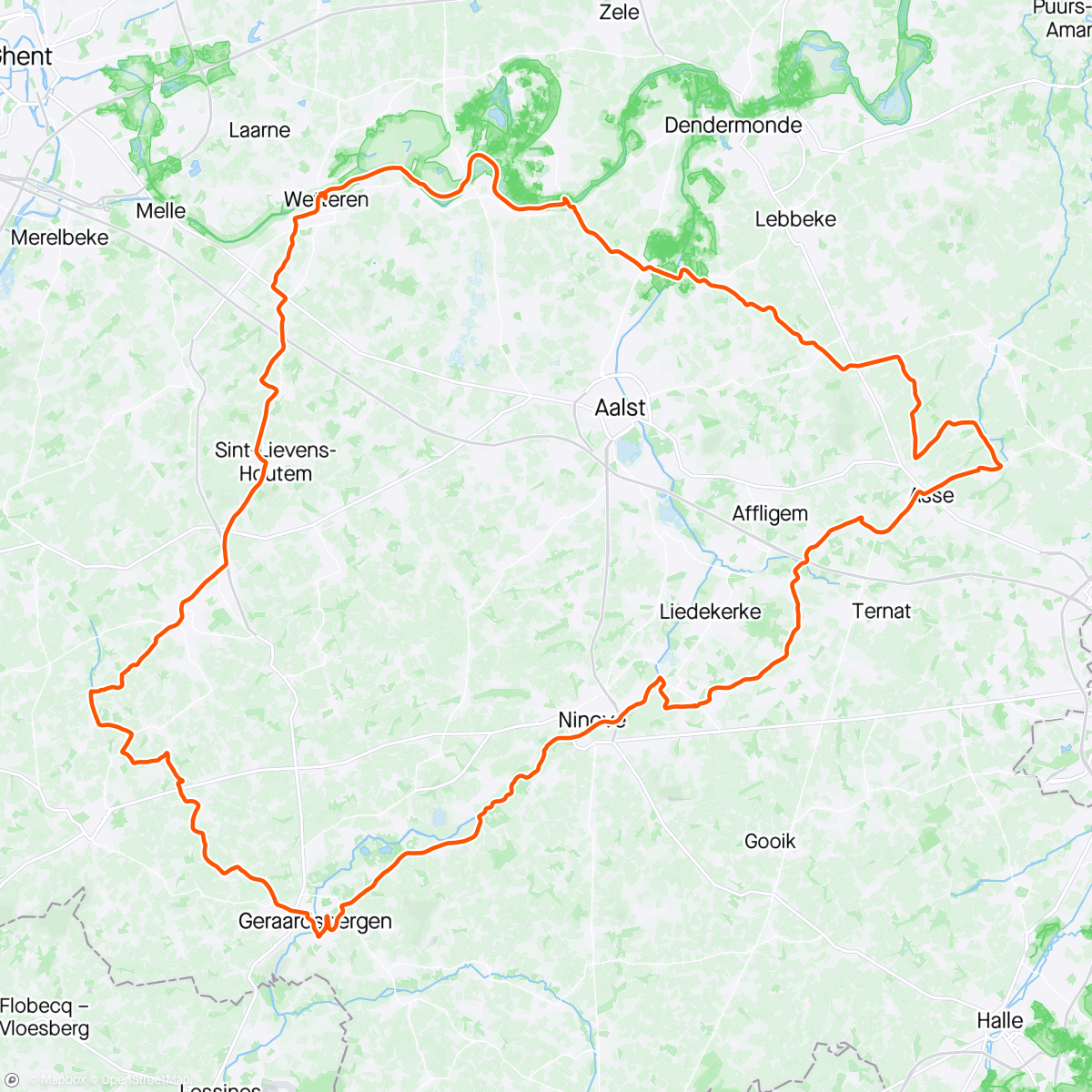 Map of the activity, New Bike day 😍
