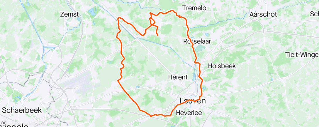 Map of the activity, Vrijgezelle Thomas