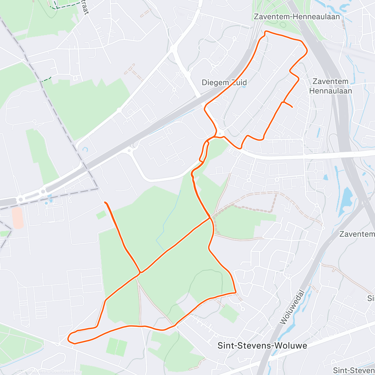 Карта физической активности (Carpe Diegem)