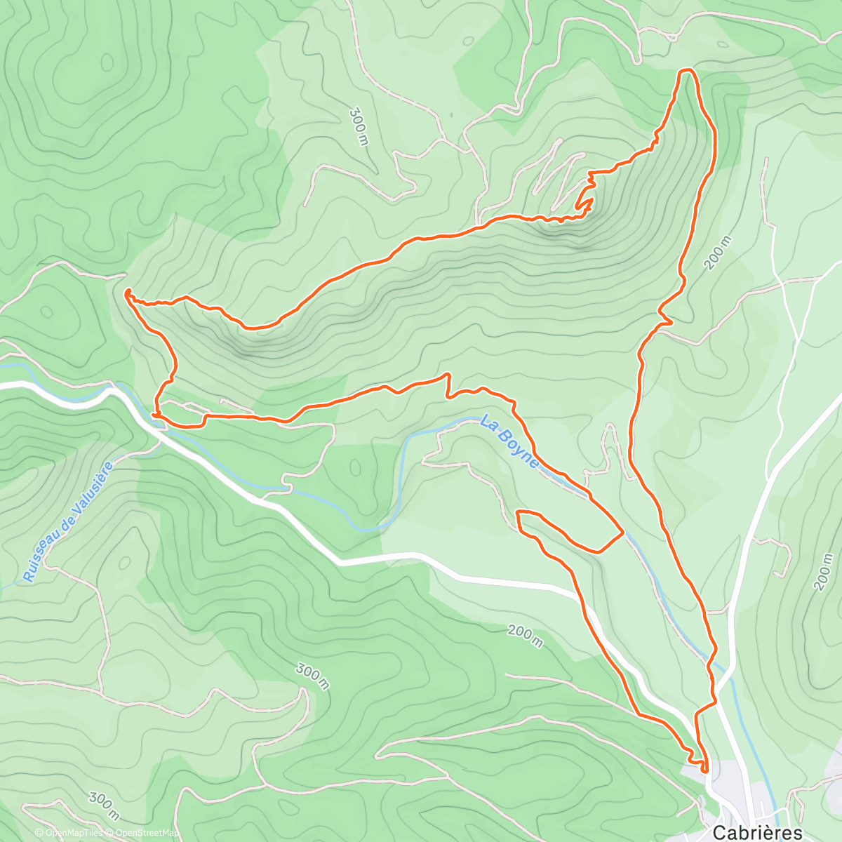 Map of the activity, Le Vissou, enfin !
