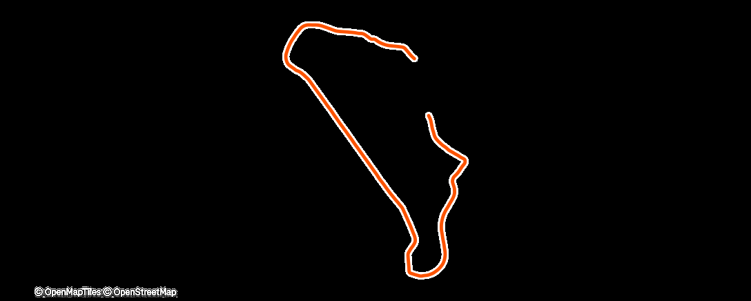 Map of the activity, Mittagslauf