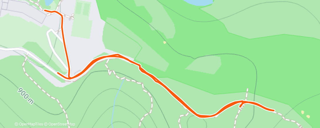 Map of the activity, Morning Walk
