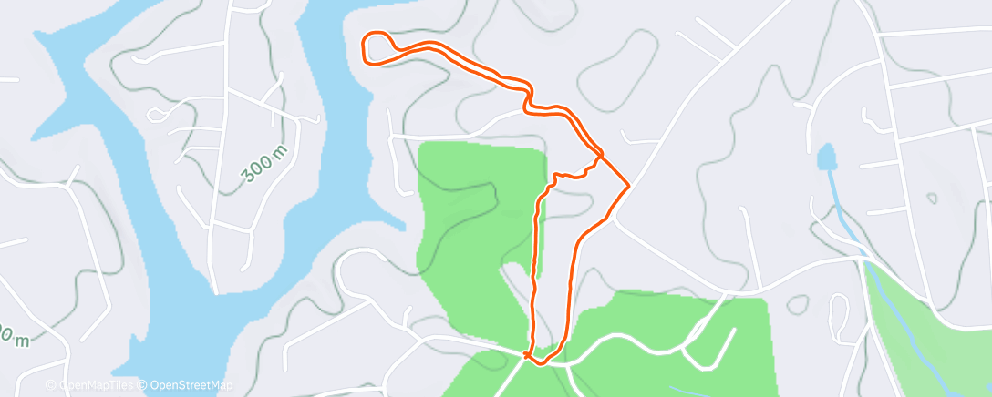 Map of the activity, Afternoon Ride