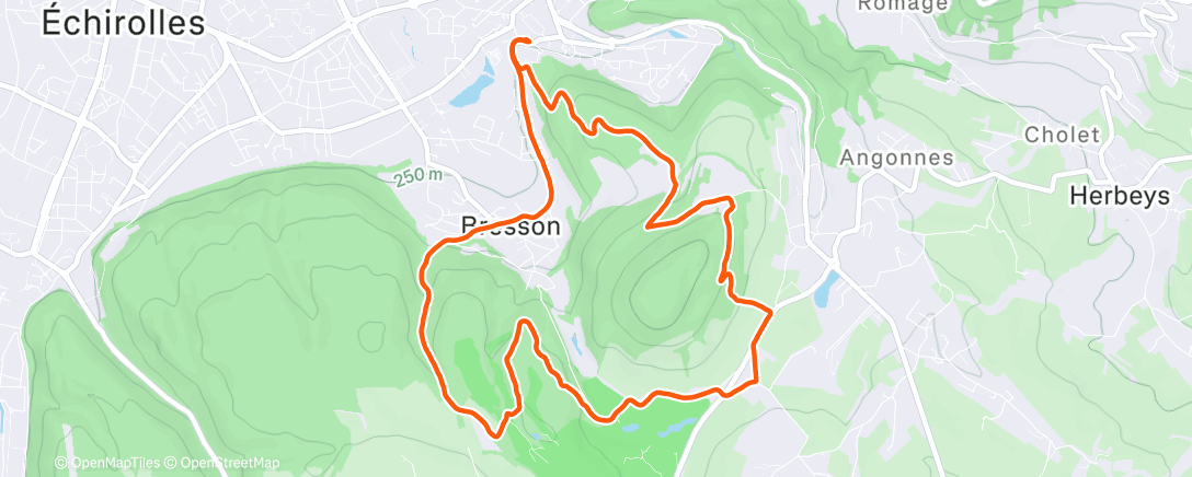 活动地图，Après muscul dans les bois au calme ! Demain ski 👋🏻😍