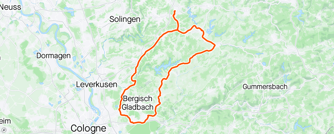 Карта физической активности (Mittagsradfahrt)
