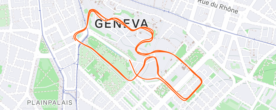 Map of the activity, Not my best, not my worst. 3rd again 🥉