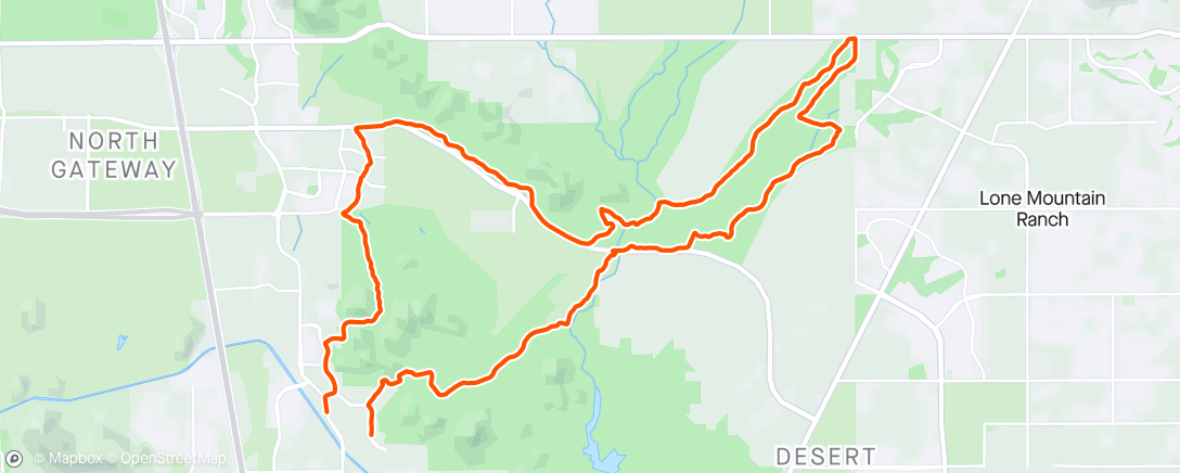 Map of the activity, 6 🐍 ride today.