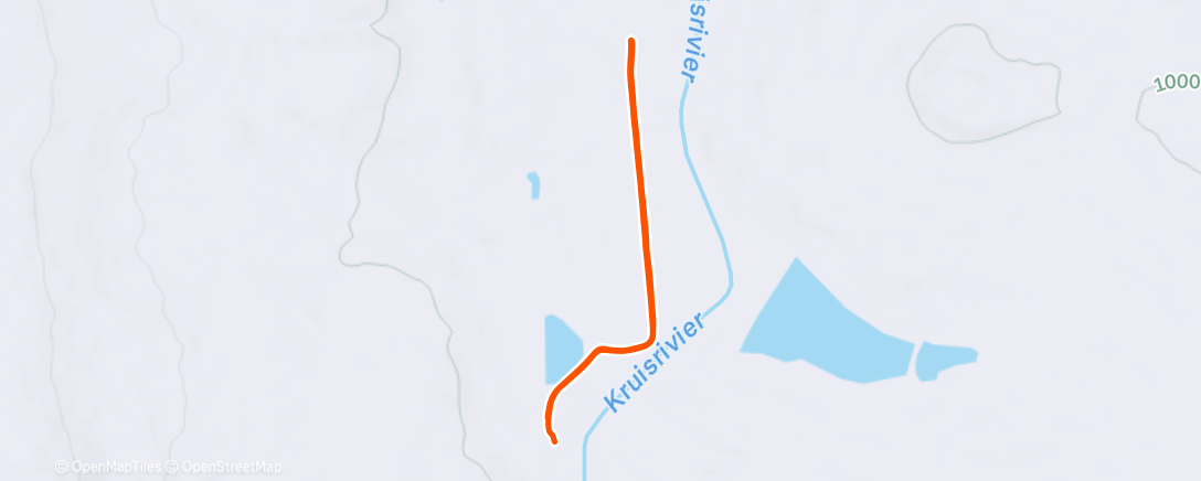 Map of the activity, Morning Mountain Bike Ride