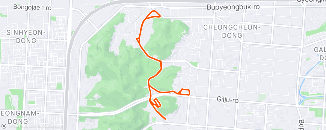 Mapa da atividade, Lunch E-Mountain Bike Ride