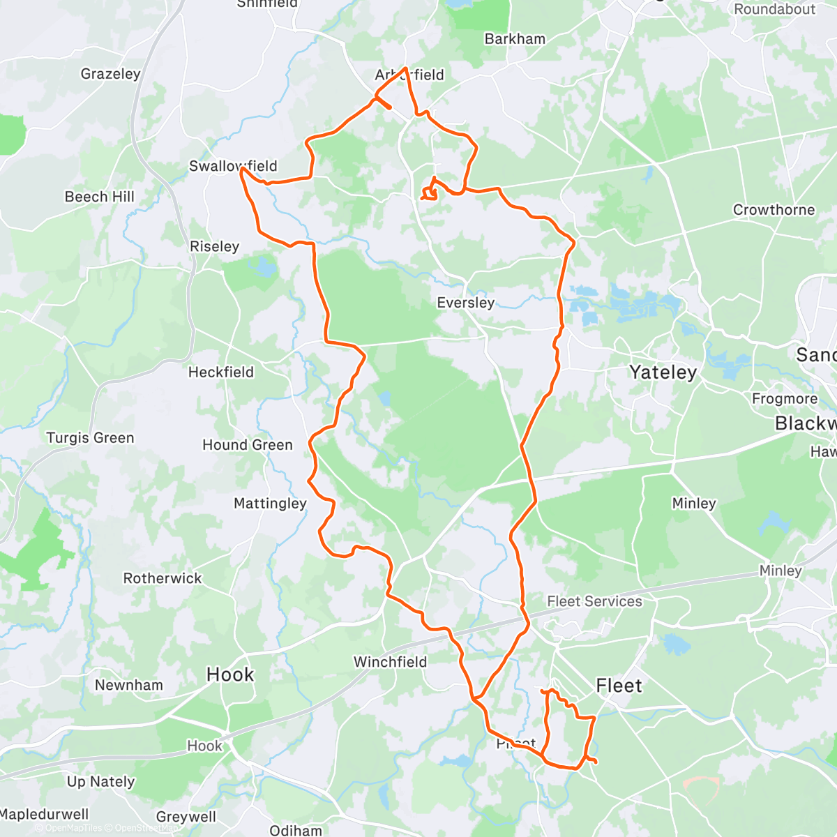 Map of the activity, 6,000km in 2025: Xmas Day Solo (windswept and off-course)
