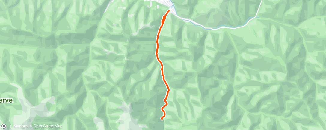 Map of the activity, Morning Run