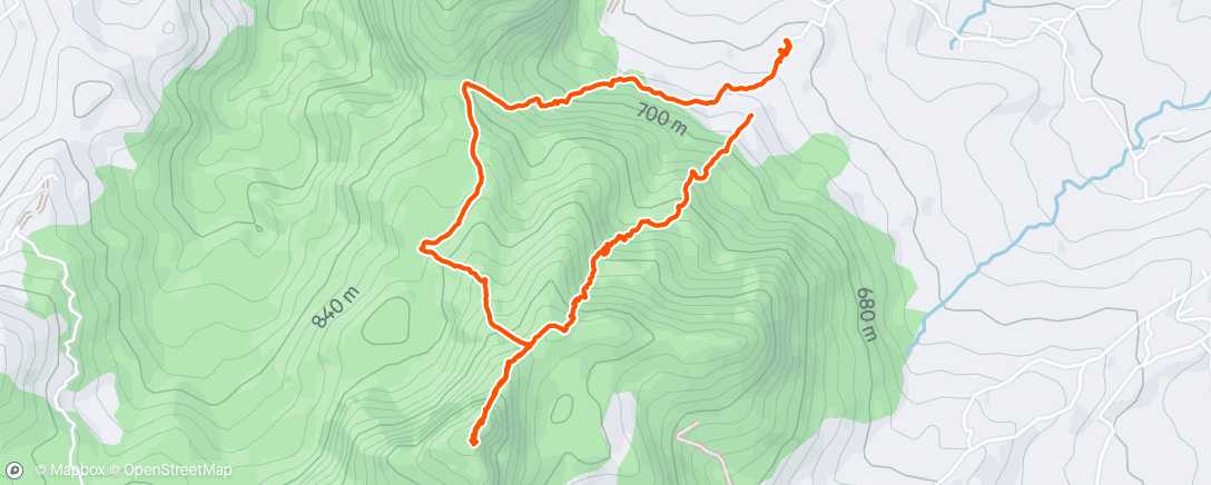 Map of the activity, Gunung Butik