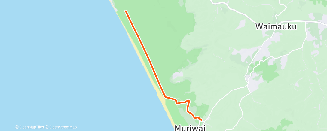 Map of the activity, Oaia Rd