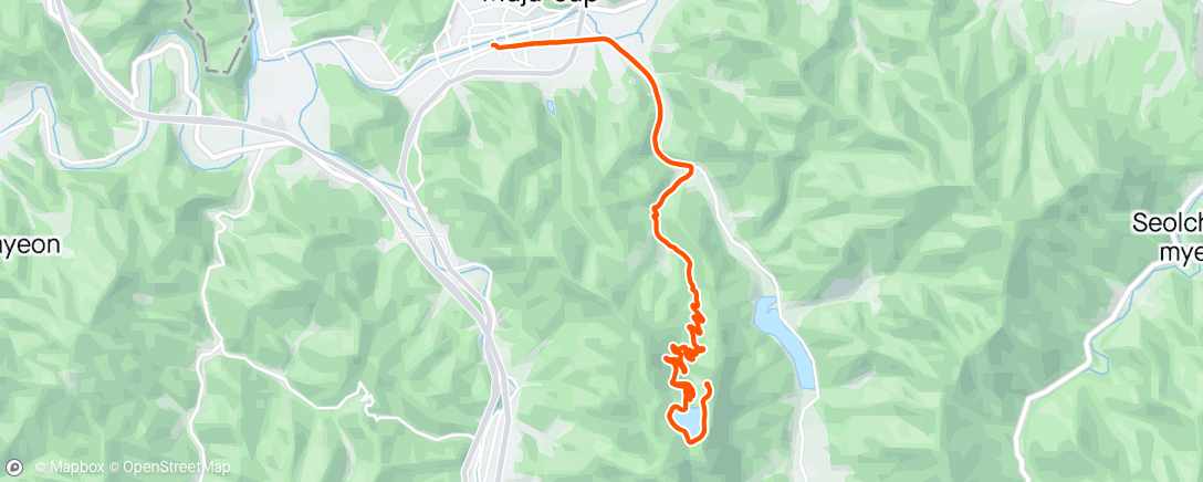 Map of the activity, 적상산 데이딩🫶🏻