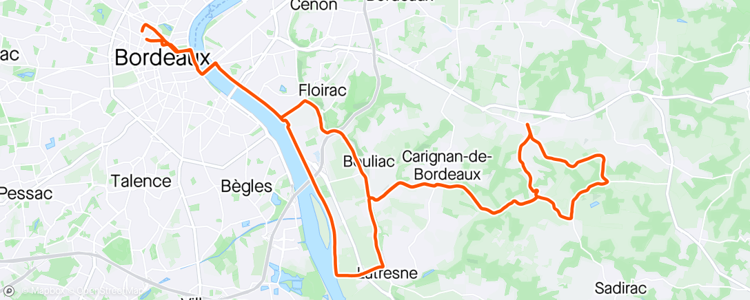 Map of the activity, Petit tour rive droite