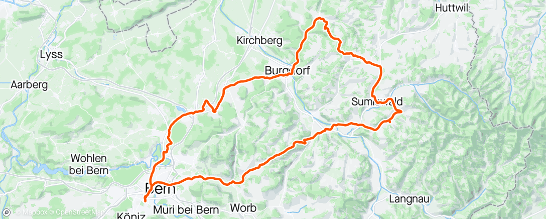 Map of the activity, Saturday squadratung w/ Stebi