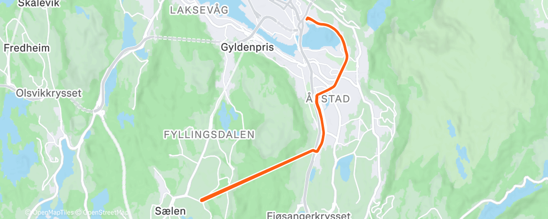 アクティビティ「Morning Run」の地図