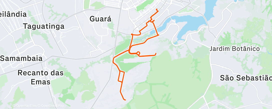Map of the activity, Morning Ride