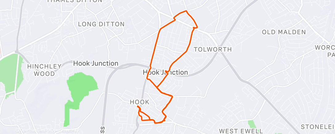 Map of the activity, The one where…I got out on Tuesday! #CURC