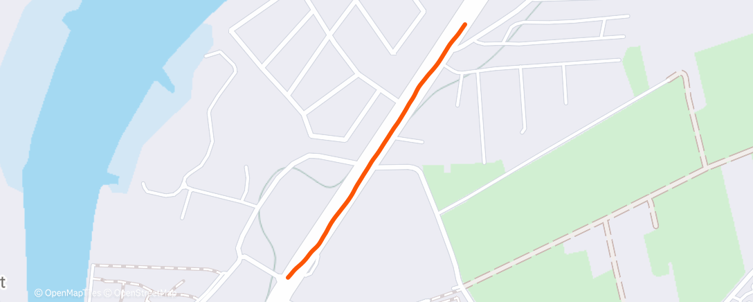 Map of the activity, Corsa mattutina