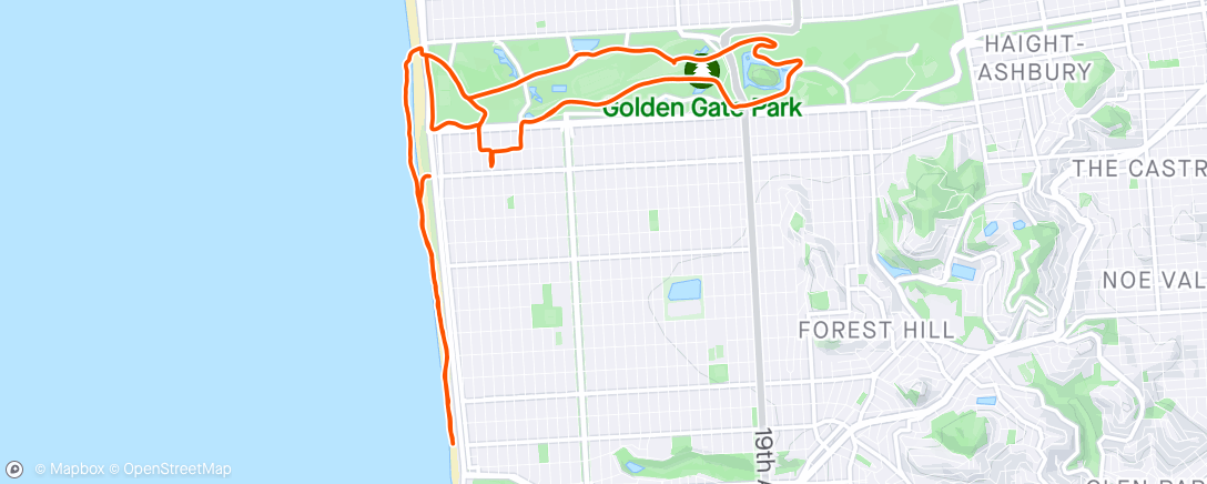 Map of the activity, Sand miles are the good kind