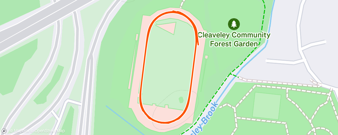 Map of the activity, 8’ tempo | 10x400 (60”) | 8’ tempo