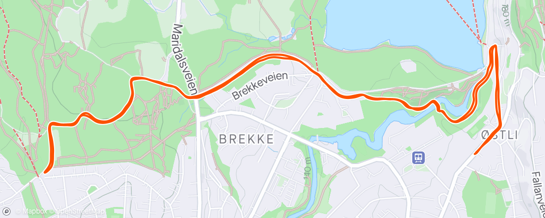 Map of the activity, Ble sen middag