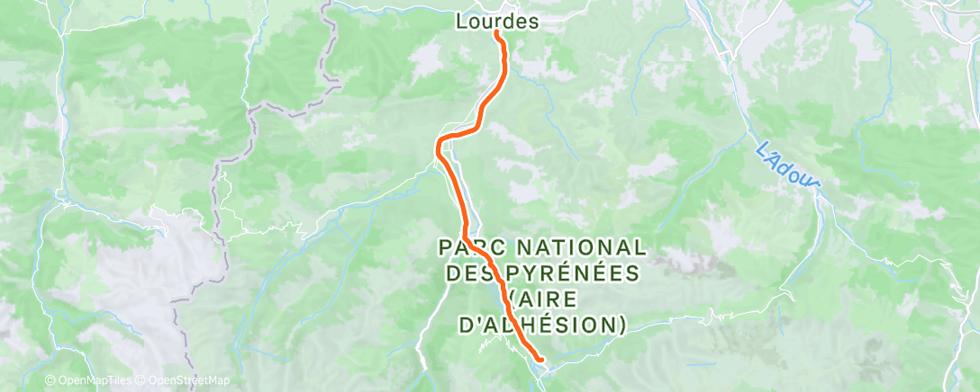 Map of the activity, Le temps change vite en montagne…